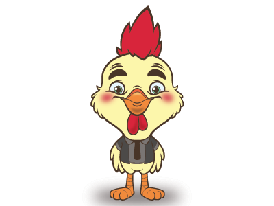 Chicken by AndyToonz andytoonz animal art cartoon character design illustration illustrator vector