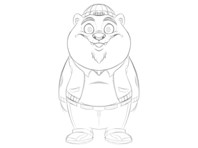 Sketch By AndyToonz andytoonz animal animation art cartoon character character design illustration pencil sketch sketchbook pro