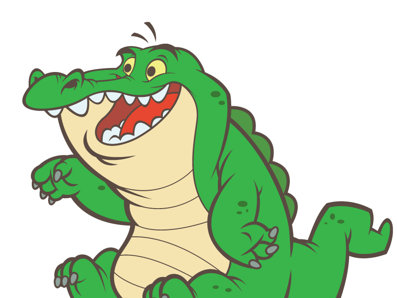 Alligator By AndyToonz by AndyToonz on Dribbble