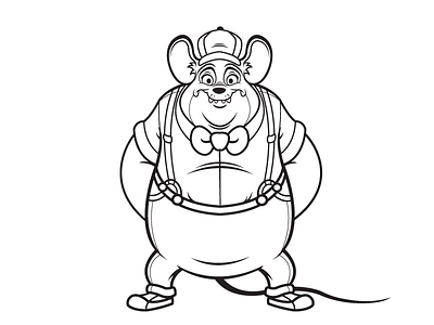 Mouse By AndyToonz andytoonz animal animation art cartoon character character design illustration illustrator pencil sketch sketchbook pro vector