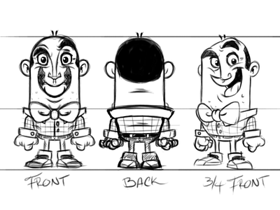 Character Development by AndyToonz andytoonz animation art character character design illustration pencil sketch sketchbook pro