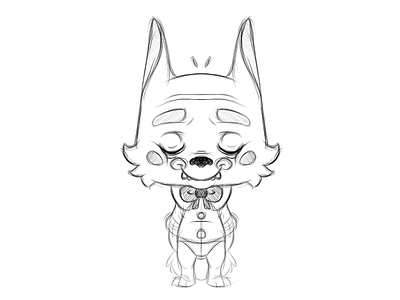 Character By AndyToonz andytoonz animal cartoon character design cute drawing pencil sketch sketchbook pro