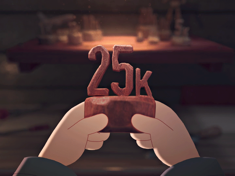 25K Animation 3 2d animation 2danimation 3d animation c4d cel character characterdesign design gif hand hands render traditional