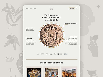 The Roman Bath Spa website