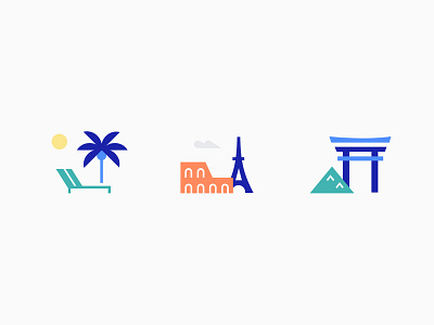 Traveling Icon graphic icon illustration ui