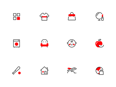 PAYCO Shopping ICON SET app graphic icon illustration pictogram ui
