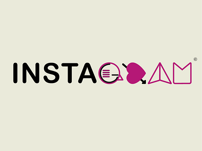 Instagram logo redesign branding combination mark design logo logo design typography vector