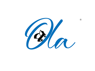 Ola Cabs logo redesign branding design logo logo design typography vector wordmark