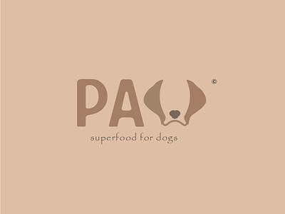 Paw logo redesign branding combination mark design logo logo design typography vector