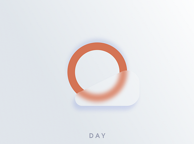 DAY - Icon Inspiration 3d app branding day graphic design inspiration logo project ui weather