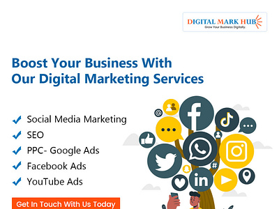 Boost Your Business With Our Digital Marketing Service branding digital marketing motion graphics responsive website ui website design