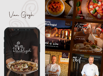 Social Media Posts for Classic Restaurant adobe photoshop chic design food graphic design pasta post restaurant social media