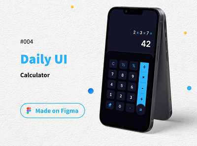 Daily UI 004/100 - Calculator behance calculator design designinspiration dribbble graphic design mobile ui uidesign userinterface webdesign