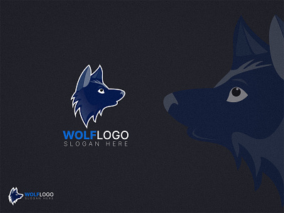 Wolf Logo animal logo animals creative logo logo design unique logo wolf wolf logo wolfs