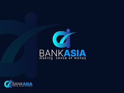 Bank Asia A Letter Logo