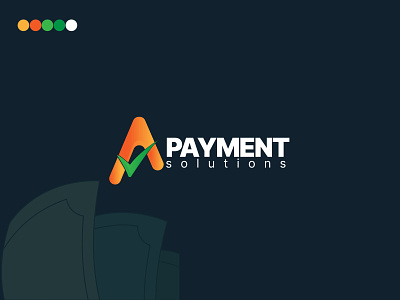 Payment Solutions A Letter Logo a letter logo logo design payment logo payment solutions
