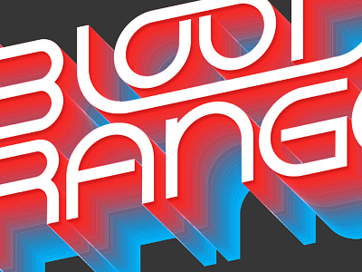 Rebrand a Band, Round 4: Blood Orange 80s 90s blood orange branding lettering logo paste magazine rebrand type