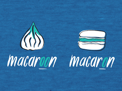 Macaroon vs Macaron baked goods baking coconut cookies illustration macaron macaroon t shirt