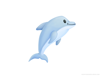 Dolphin cartoon character children cute delfin dolphin illustration ilustracion kawaii kidlitart kids mexico ocean procreate