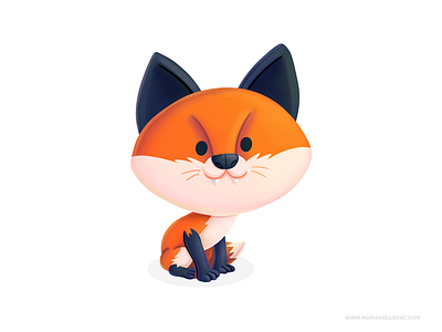 Fox animal characters children cute design fox illustration kidlitart kids mexico orange procreate zorro