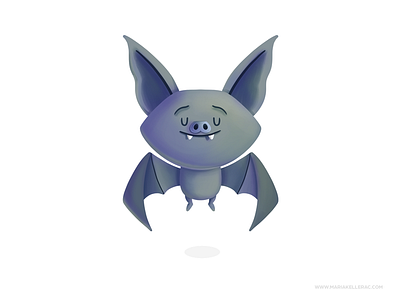 Bat baby bat cartoon characters cute illustration kawaii kidlitart kids mexico murcielago procreate