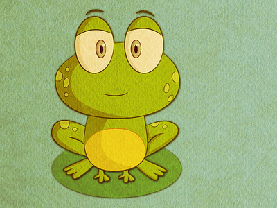 Cartoon Frog art cartoon digital frog mexico rana vector