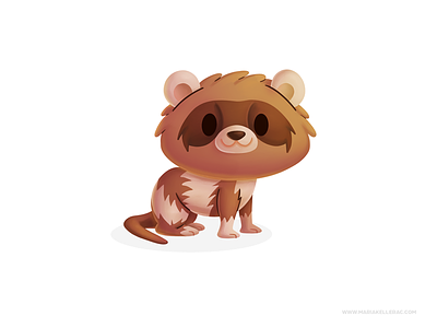Ferret animal cartoon character cute ferret friend huron illustration ilustracion kidlitart kids mexico pet procreate