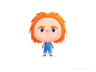 Buddi cartoon character childsplay chucky cute fanart illustration ilustracion kidlitart kids procreate