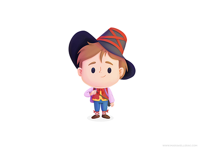 Remi cartoon character children cute fanart illustration kidlitart kids mexico remi remix sans famille 家なき子