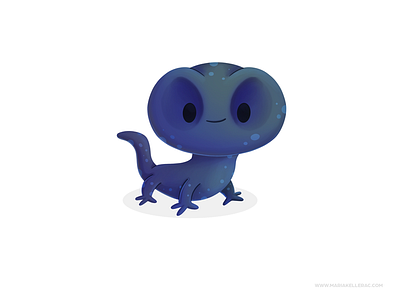 Salamander baby character characters children cute illustration kidlitart kids mascot mexico procreate salamander