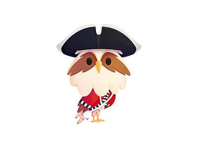 Simon - Boston boston character english illustration independence mascot media procreate seahawk seahawk media simon