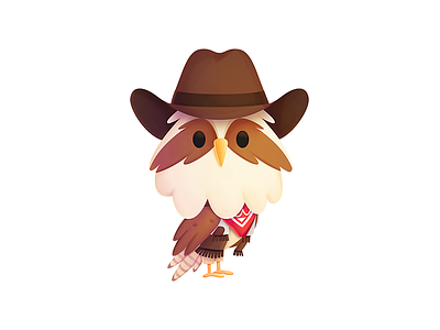 Simon - Dallas character character design cowboy cute dallas illustration mascot mascot design media procreate seahawk seahawk media