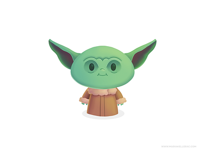 Baby Yoda character characters cute design disney fanart illustration ilustracion kidlitart mexico procreate star wars