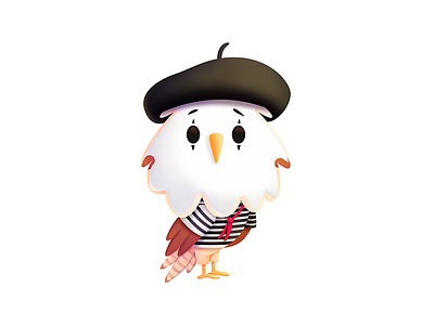 Simon - France branding character character design design illustration mascot media mime procreate seahawk seahawk media