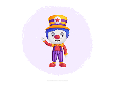 Smile! cartoon character children clown cute illustration ilustracion kidlitart kids mexico payaso procreate smile sonrie