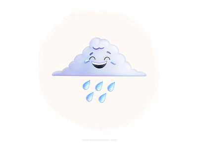 Tears of Joy cartoon character children cloud crying cute happiness illustration kidlitart kids mexico perspective procreate rain 雲