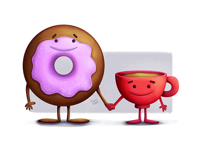 Best buddies amigos bestfriends buddies cafe characters coffee cute donuts