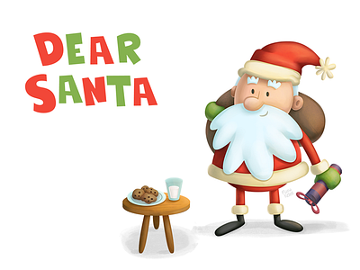 Dear Santa carta cartoon character christmas claus letter mexico navidad santa
