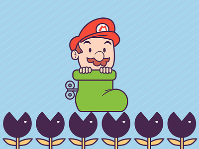 Super Mario 3 boot cartoon fanart mario mexico nes nintendo vector