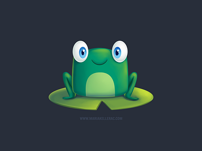 Little Frog character frog icon illustration ilustracion mexico rana