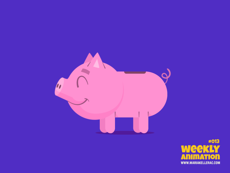 Piggy bank alcancia animation bank happy mexico money pig piggy savings
