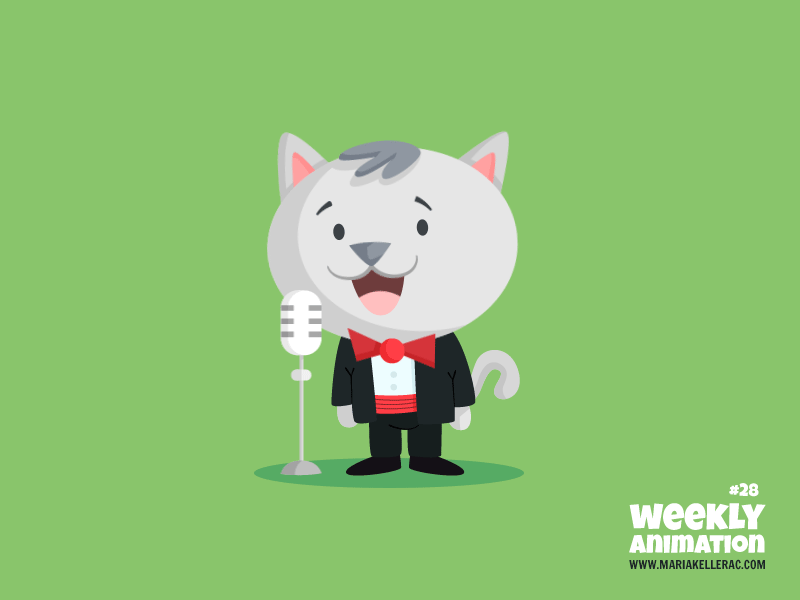 Meow! animacion animation canto cat gato meow mexico miau performer sing