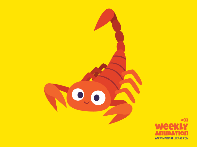Scorpion alacran animacion animation children escorpion illustration kids mexico scropion