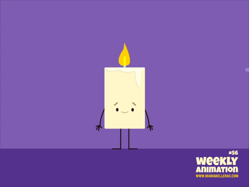 Candle animacion animation candle characters children cute illustration kids light luz mexico vela