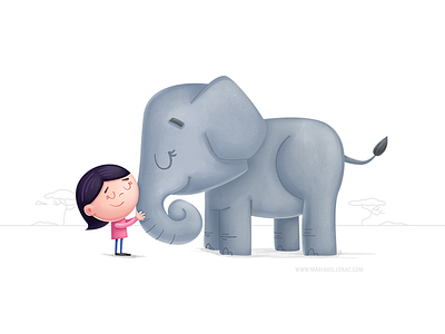 Friendship children elefante elephant friendship hug illustration ilustracion kids love mexico