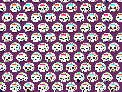 Sugar skulls pattern azucar calavera children dia kids mexico muertos skulls sugar tutorial tutpad