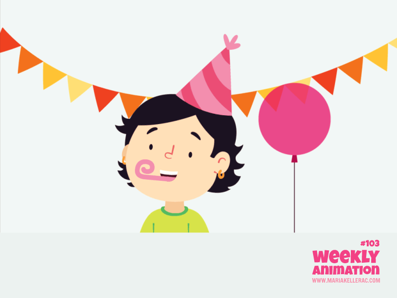Party animation balloon birthday celebration children fiesta girl kids mexico mom party