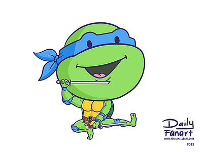 Leonardo cartoon fanart leonardo mexico mutant ninja teenage teens tmnt tortuga turtles