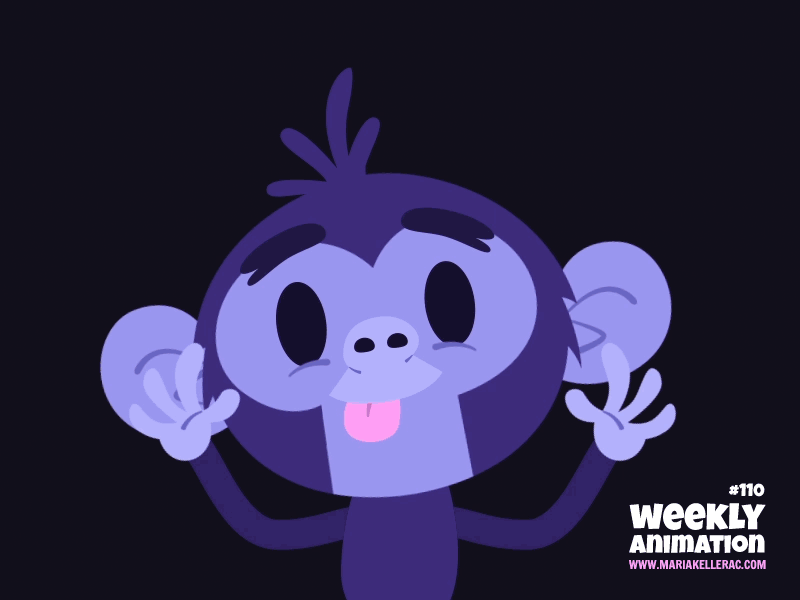 Monkeying Around animacion animation character children feelings kids mexico monkey mono silly