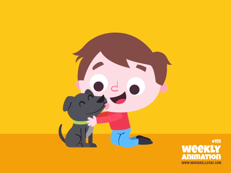 Best friends animación animation cute dogs friendship illustration kids love mexico pets